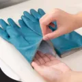Gants de ménage en caoutchouc épais avec doublure polaire pour vaisselle et nettoyage - L / Gants doublés de polaire anti-froid