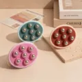 Handheld body roller massager with metal balls for muscle relaxation and leg shaping variant - Wheel Ball Massager / Random Color