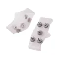 Durable translucent anti-slip ice cleats with metal spikes for snow hiking and mountaineering - Transparent Anti-Slip Ice Crampons / One Size Fits All
