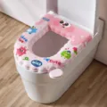 Waterproof pink toilet seat cushion with cute monster design, thick EVA material for all seasons. - Waterproof Lunch Bags (Strawberry Pattern)