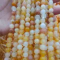 Perles rondes en pierre naturelle details pour bracelet collier bricolage accessoire - 6mm / Jade Yangchun