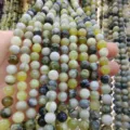 Perle di pietra naturale, perle rotonde di pietre preziose per bracciali e collane fai da te. - Giada nera e bianca