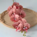 Fausse branche d'orchidee 9 tetes rose phalaenopsis pour deco de mariage et fete - Rose poudré nº 2