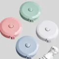 Mini metro a nastro retrattile per misurazioni corporee, righello morbido portatile per vita e vestiti. - Pezzo Singolo / Colore Casuale