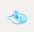 Blue cat shaped pet water dispenser bowl replacement part, automatic fountain base accessory - Blue
