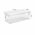 Clear acrylic storage box, stackable desktop organizer for cosmetics, snacks, and small items. - Small (1pc) / Clear