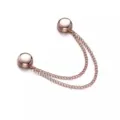 Magnetic T-shirt waist cincher clip, adjustable clothing shortening double chain buckle tool. - Rose Gold