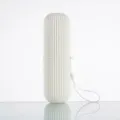 Portable travel toothbrush cup white ribbed wash mug storage organizer for outdoor trips. - Travel Toothbrush Cups (Nordic White with Lanyard, OPP Packaging)