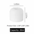 Stampo per ghiaccio in silicone fai da te piccolo tondo macchina per ghiaccio 20ml 3.5cm - Stampo per rose piccolo