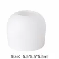 Variante stampo per ghiaccio in silicone, contenitore a cupola bianco flessibile con misure. - Stampo per rose grande