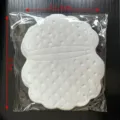 Disposable underarm sweat pads breathable sweat guards absorbent shields for summer use - Mint Plum Blossom Shape (Pack of 10)