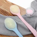 Long handle soft bath brush body scrubber exfoliating back brush for shower pink and blue 2pcs - Single-sided Bath Brush / Green