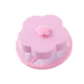 Roze Bloem Wasmachine Drijvende Haar Filter Netzak Wasvanger Product Variant Model. - Roze