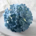 Enkele steel kunstmatige hemelblauwe hortensia voor huis- en bruiloftsbloemdecoratie - Haze Blauw