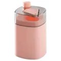 Press-type automatic pop-up toothpick box container household creative plastic toothpick jar. - Nordic Pink