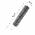 Lunga spazzola di pulizia grigia per ventilatore elettrico, strumento antipolvere. - Spolverino Per Ventilatore / Taglia grande extra lunga / Grigio