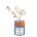 Difusor de aroma de botella de vidrio azul con tapa de madera para la decoracion del hogar. - L'Eau d'Issey / Azul