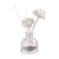 Difusor de aromas sin llama minimalista con varillas y aceite esencial para el hogar. - Té blanco