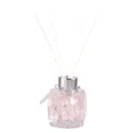 Rosa Diamant Glas Duftdiffusor Flasche mit Silberkappe und weißen Duftstäbchen. - Hellrosa - Chance