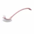 Long handle toilet brush with curved head in Nordic pink, perfect for bathroom cleaning. - Nordic Pink