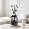 150ml Home Fragrance Reed Diffuser Set with Black Sticks and Elegant Bottle for Bedroom. - Shangri-La
