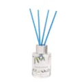 Blauer Duftdiffusor mit Glasflasche und Zitronengrasduft fuer elegante Raumdeko. - Eukalyptus-Minze / 50ml