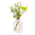 Diffuseur de parfum flacon en verre avec fleur de calla artificielle décoration d'intérieur - Lis de Printemps
