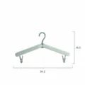 Green foldable clothes hanger, portable travel laundry drying rack for dormitory, 1 pack - Green