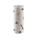 Kitchen paper roll lazy rag disposable washing cloth with cute fruit print and text design - 20*20cm [100 Pieces] / Printing