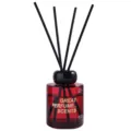 Difusor de aroma rojo con varillas para decoración de interiores y aroma del hogar. - 150ML / Lluvia de osmanto