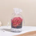 Nano mineral crystal charcoal sachet bag for formaldehyde and odor removal in cars - Red-Rose (QZ-061) / 300g/Bag