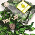 Green potpourri scented sachet dried flower leaves home bedroom wardrobe aromatherapy decor - Apple