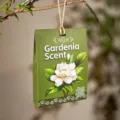 Gardenia scented sachet hanging air freshener for wardrobe, closet and home fragrance use. - Gusu Gardenia