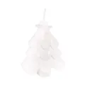 Mooie witte kerstboom gevormde kaars, feestelijk cadeau geurwas kaars decoratie. - Witte eenvoudige verpakking / Kerstboom - Wit (Noordse Ceder)