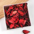 Red potpourri dried botanical pieces natural plant material for home fragrance DIY sachet - Red
