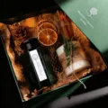 Weihnachts Duftkerze und Raumduft Geschenkbox mit Trockenfrüchten, luxus Aromatherapie Set. - Grünes Feld Sternenlicht Weihnachtsgeschenkbox