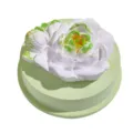 Plaster Jasmine Flower Aroma Stone Car Air Freshener Cute Floral Perfume Diffuser - Green - Jasmine Ornament (Unscented)