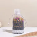 Nano mineral crystal sachet air purifier bag with white organza pouch for car and home - Multicolor-Cologne / 300g/Bag