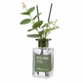 Difusor de aroma floral decorativo botella de vidrio aromática con aceite esencial botánico - Hierbaluisa