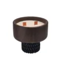 Nordic walnut wooden scented candle with natural soy wax and double wicks home decor gift. - Style 2 (Woody Sandalwood)
