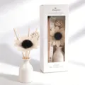 Sunflower reed diffuser ceramic set with 6 sticks and 15ml scented oil for indoor room decor. - Sun Flower / Lavender