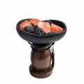 Volcanic stone aroma diffuser crystal essential oil aromatherapy desktop decoration variant - Style 2 / English Pear and Freesia (10ml Essential Oil)