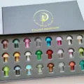Natural crystal mushroom stone ornaments set, colorful mini healing crystals boxed collection. - Random 24 Colors
