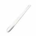 Stainless steel ice cream spoon dessert spoon long handle flatware 12.2cm single piece - Ice Cream Spoon (Glossy) / S / Silver
