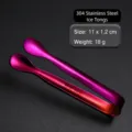 Pince à glaçons en acier inoxydable 304 dégradé violet mini pince à sucre de bar 11cm - Modèle 304 Violet