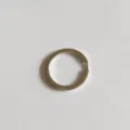 Flat metal key ring split ring for DIY handmade craft keychain hardware accessories - 25mm Flat Ring