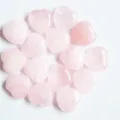 Natürliche 25mm Rosenquarz Herzsteine poliert für Valentinstagsgeschenk Dekoration - Rosenquarz