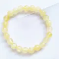8mm natural stone beaded bracelet, elegant yellow crystal crystal jewelry for women and girls. - Full Flesh Citrine
