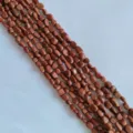 Natural goldstone irregular nugget beads loose strand for DIY jewelry making 6-8mm - Goldstone (Synthetic)