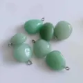 Pendentif en pierre précieuse verte naturelle pour la fabrication de bijoux de collier de plage - Aventurine Verte